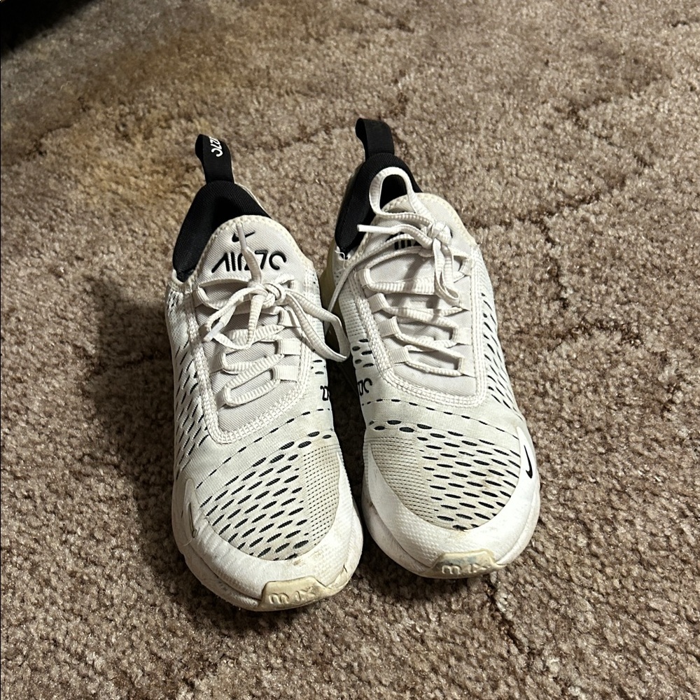 Nike Kids White and Black Sneakers